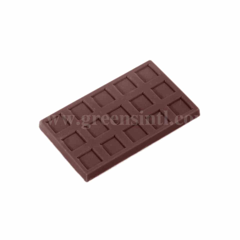 CHOCOLATE WORLD Polycarbonate Chocolate Mould Small Waffle 49 x 29 x h 4 mm