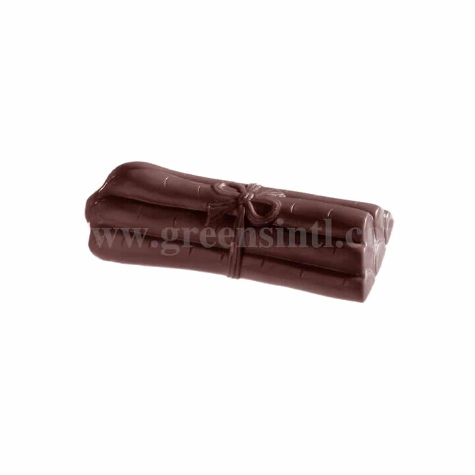 CHOCOLATE WORLD Polycarbonate Chocolate Mould Asparagus 74 x 30 x h 14 mm