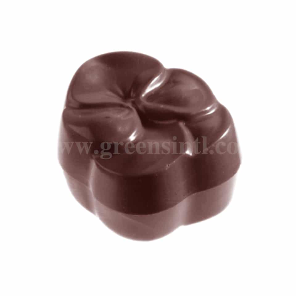 CHOCOLATE WORLD Polycarbonate Chocolate Mould Violet Double 30 x 29 x h 11 mm