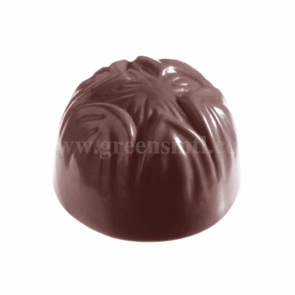 CHOCOLATE WORLD Polycarbonate Chocolate Mould Hazelnut 28 x 28 x h 18 mm