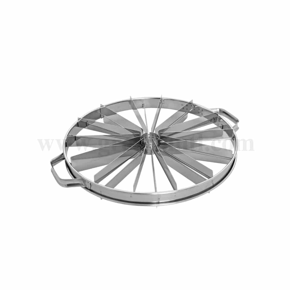 SCHNEIDER Stainless Steel Tart marker Double-sided D 330 x h 53 mm-10/14 Pcs