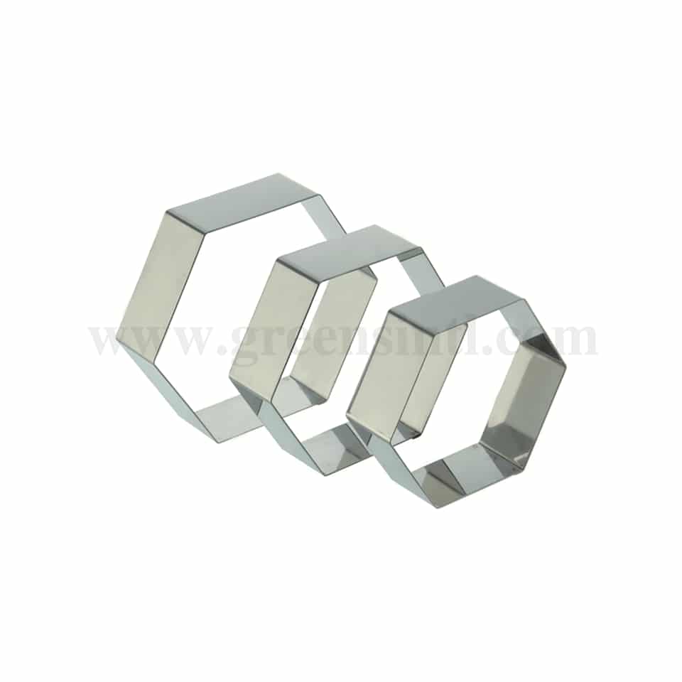 SCHNEIDER Tart Rings Hexagon D 180 x h 50 mm