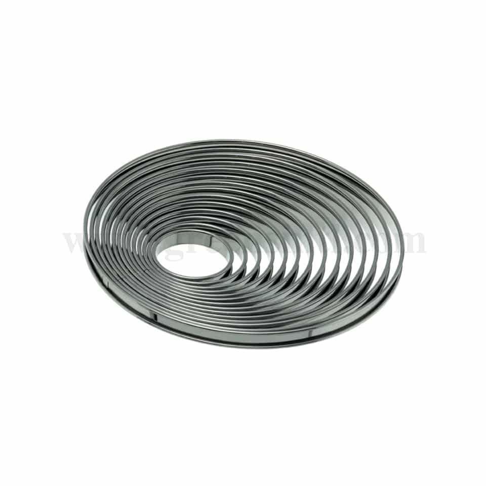 SCHNEIDER Tart Ring Round with Folded Rim D 120 x h20 mm