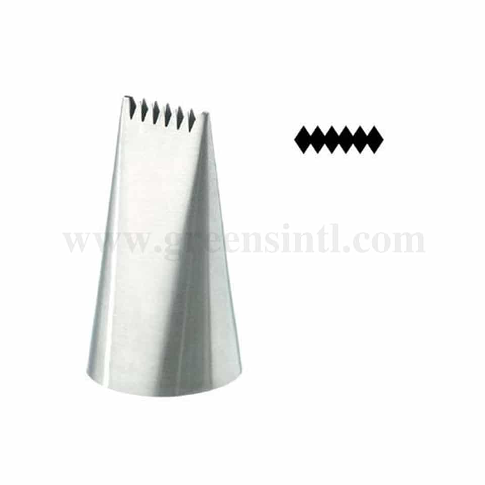 SCHNEIDER Open Star Ribbon Piping Tip D 3.75 x 18 mm x h 51.5 mm