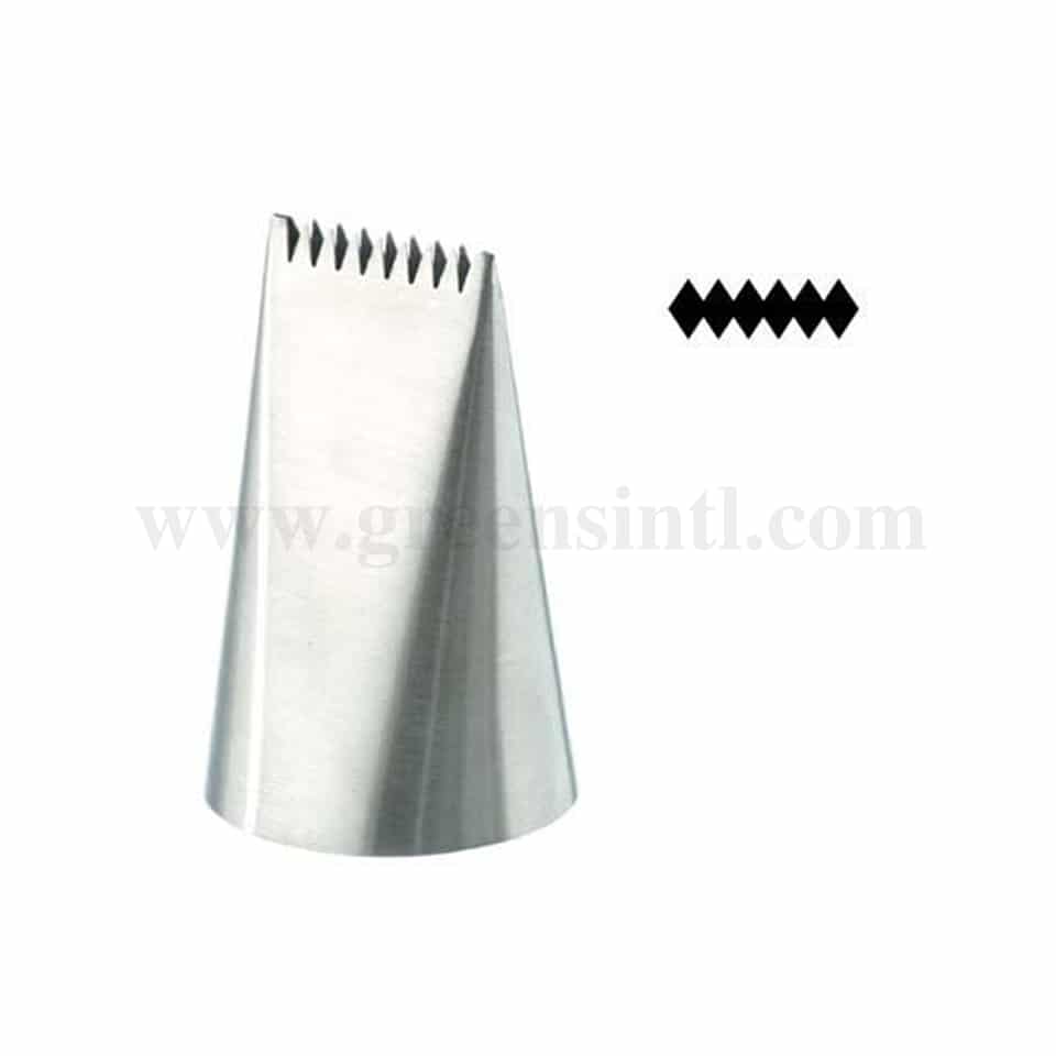 SCHNEIDER Open Star Ribbon Piping Tip 1.65 x 22 mm x 52 mm