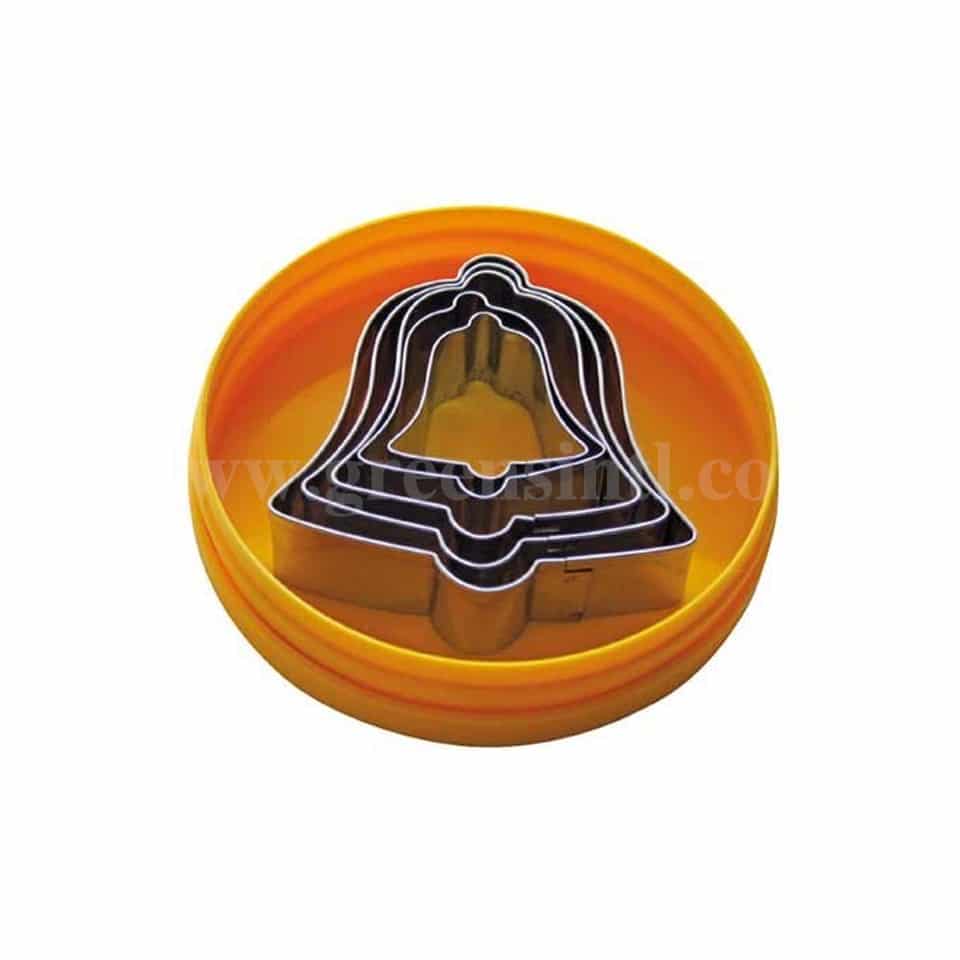 SCHNEIDER Decorating Cookie Cutters Jingle Bell Set of 5