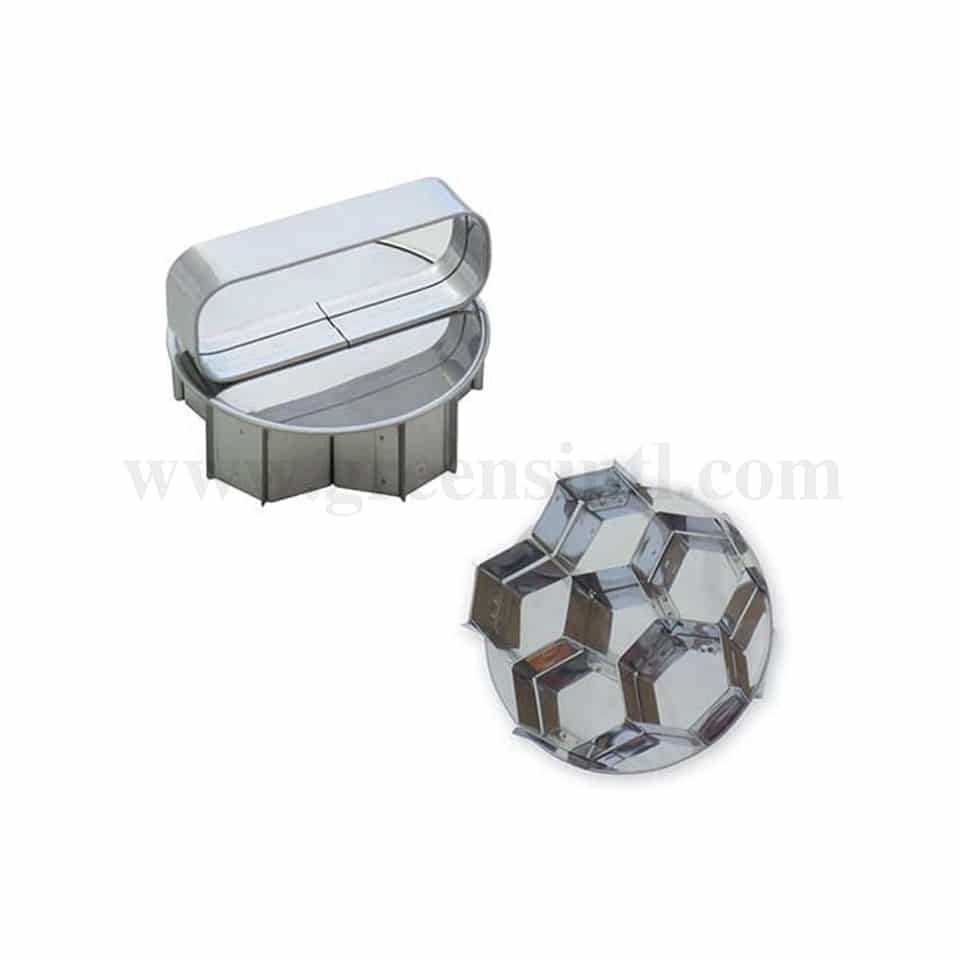 SCHNEIDER Steel Dough Marker with handle Football D 80 x h 57 mm