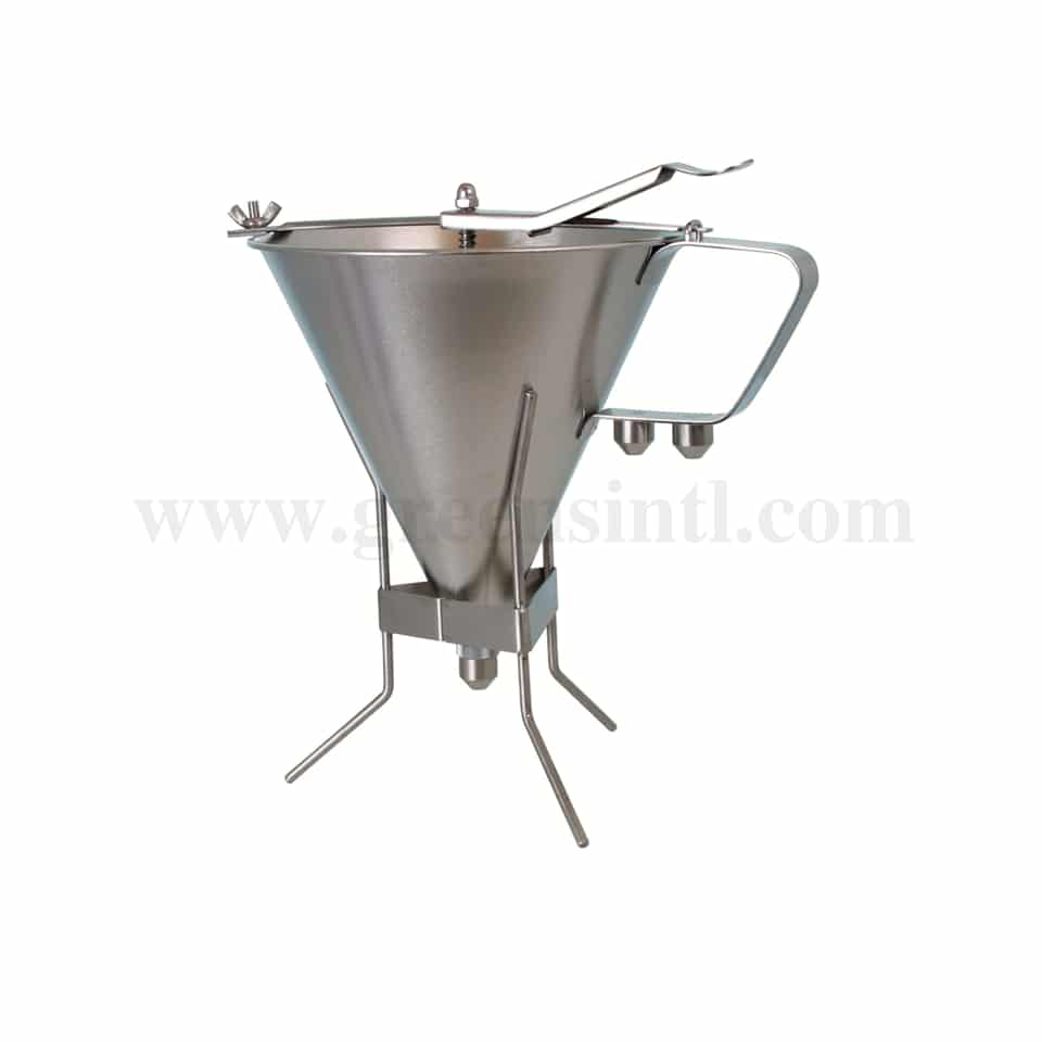 SCHNEIDER Confectionery Funnel D 190 x h 230 mm-1.5 L-3 Nozzels