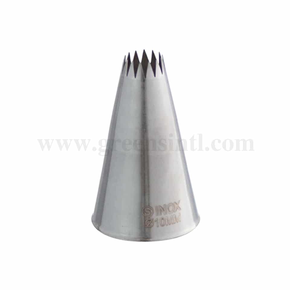 SCHNEIDER French Star Piping Tips D 4 mm-12 Teeth