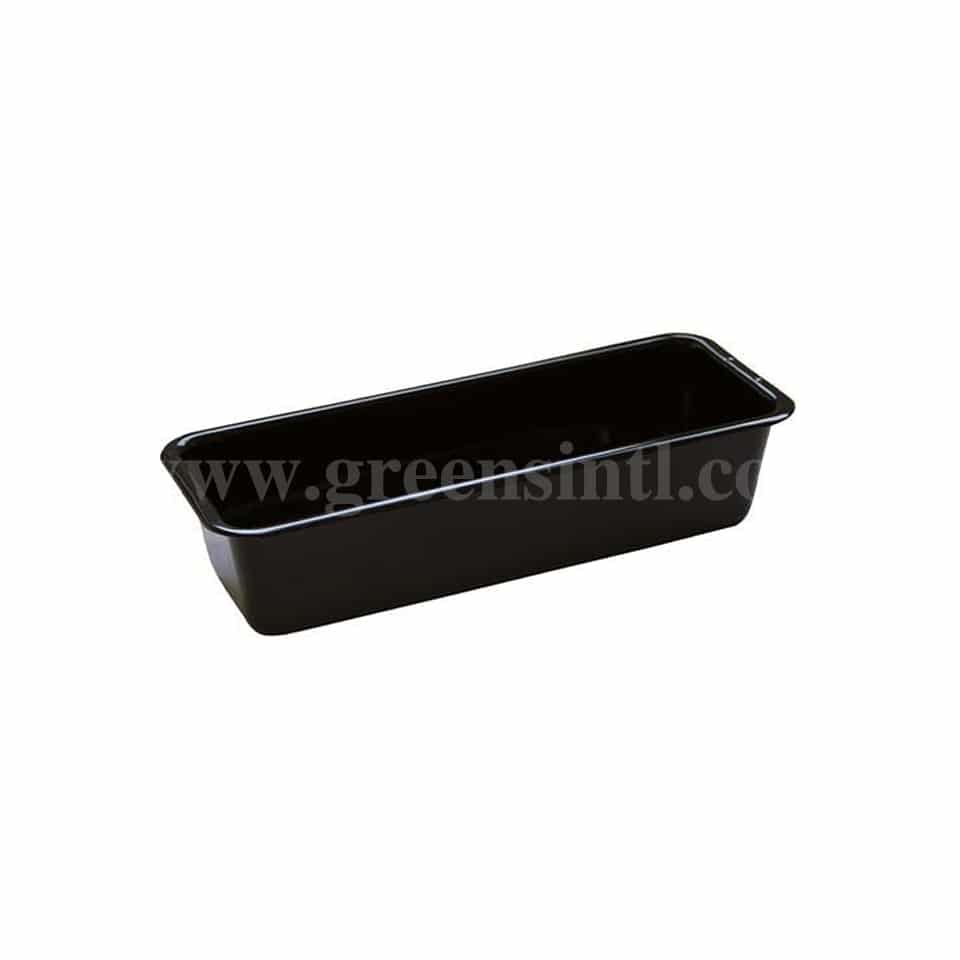 SCHNEIDER Loaf Cake Mould Enamel -Black 350 x 120 x h 85 mm-3 L