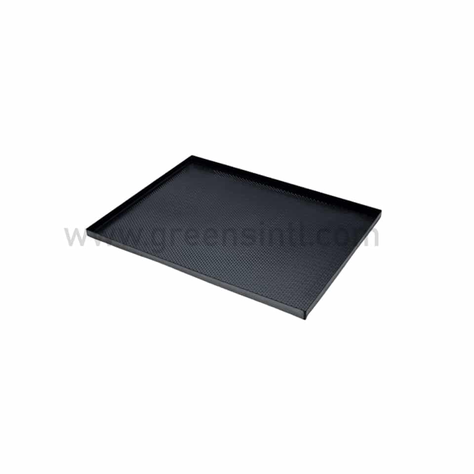 SCHNEIDER Baking Tray Aluminium Perforated Teflon Coated 400 x 300 x h 18 mm Thickness 1.45mm-90◦