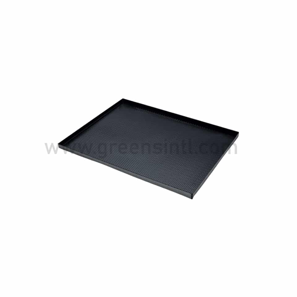 SCHNEIDER Baking Tray Aluminium Perforated Teflon Coated 530 x 325 x h20 mm Thickness 1.35mm-90◦