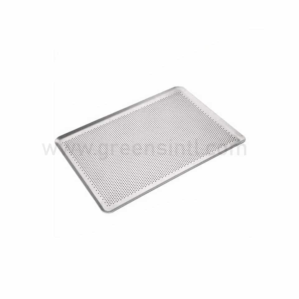 SCHNEIDER Baking Tray Aluminium Perforated 600 x 400 x h 15 mm Thickness 1.90mm- 45◦