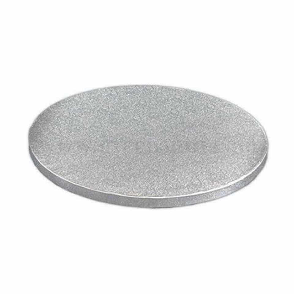 GREENS Cake Drum Silver Round D 22 Inch H 10 mm
