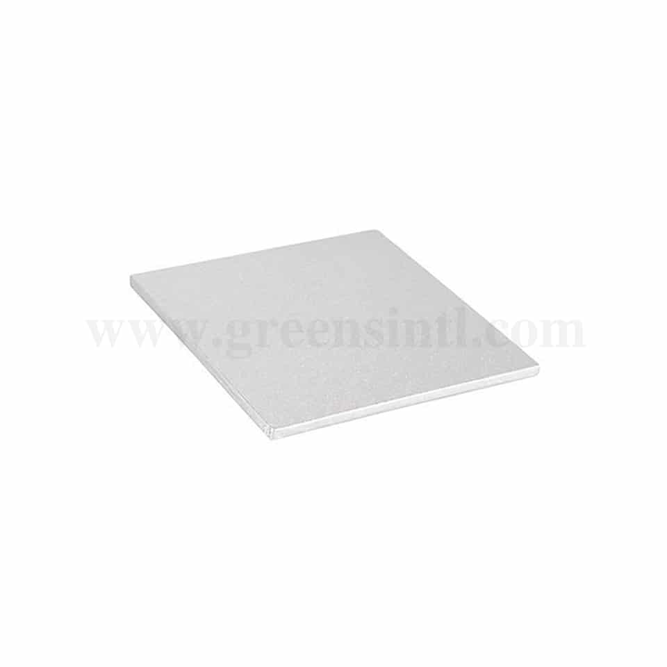 GREENS Cake Drum Square Silver L 13 Inch H 12 mm