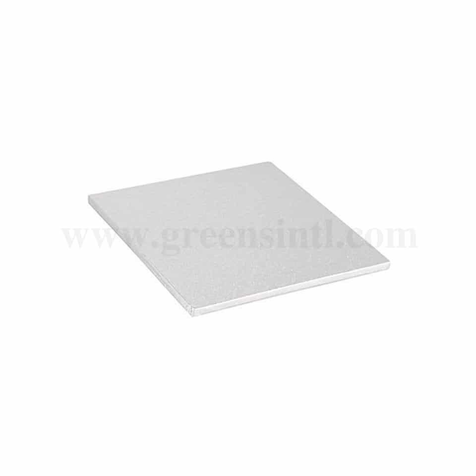 GREENS Cake Drum Square Silver L 14 Inch H 10 mm