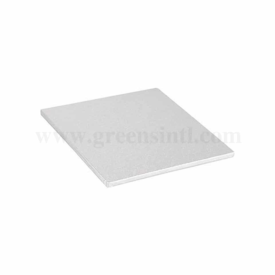 GREENS Cake Drum Square Silver L 17 Inch H 10 mm