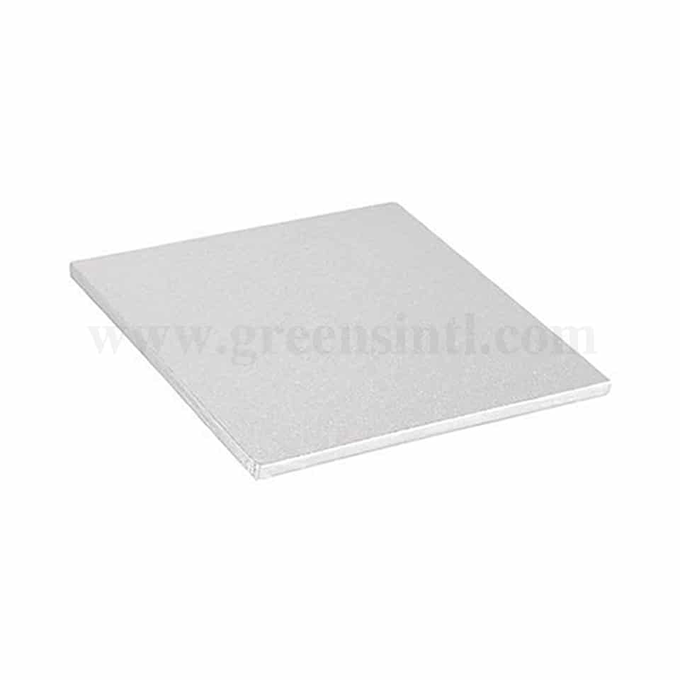 GREENS Cake Drum Square Silver L 24 Inch H 12 mm