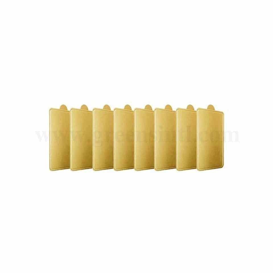 GREENS Mini Cake Board Rectangle Gold L 9 cm x W 5 cm - 200pcs
