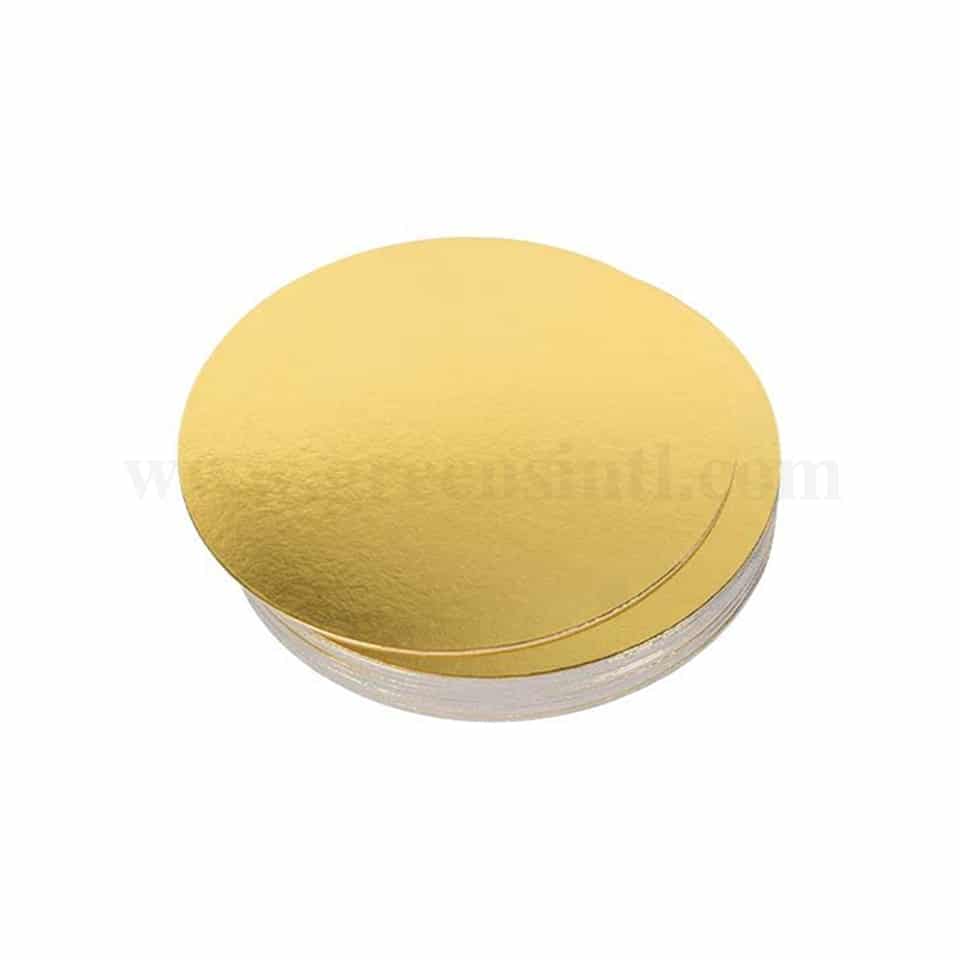 GREENS Cake Board Round Gold D 6 Inch H 2 mm