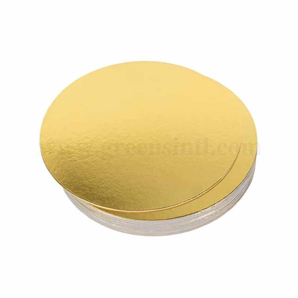 GREENS Cake Board Round Gold D 11 Inch H 2 mm