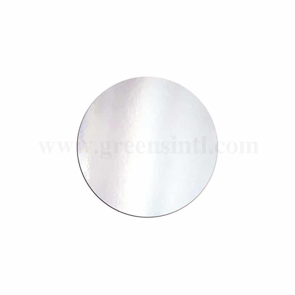 GREENS Cake Board Round Silver D 6 Inch H 2 mm