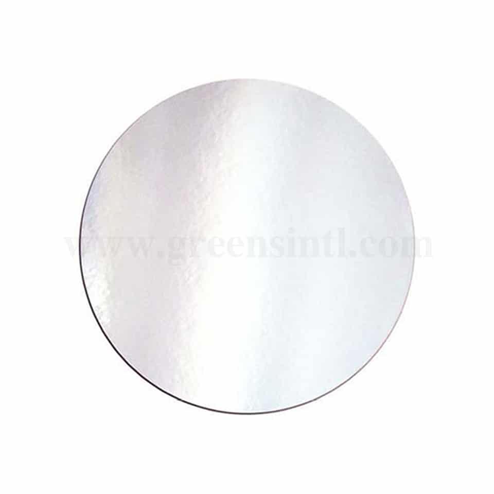 GREENS Cake Board Round Silver D 14 Inch H 3 mm
