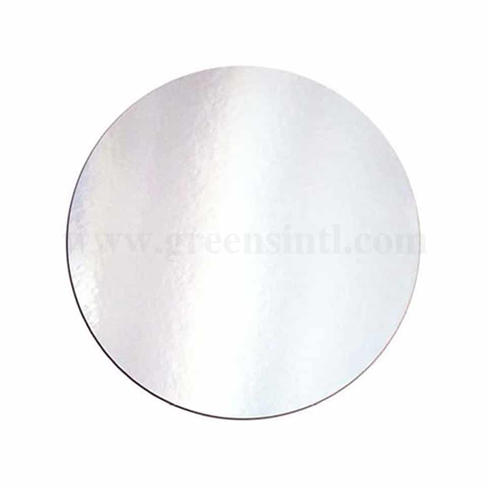 GREENS Cake Board Round Silver D 16 Inch H 3 mm