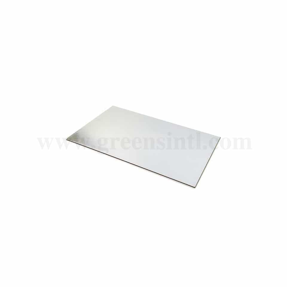 GREENS Cake Board Rectangle Silver L 16 Inch x W 12 Inch x H 3.5 mm
