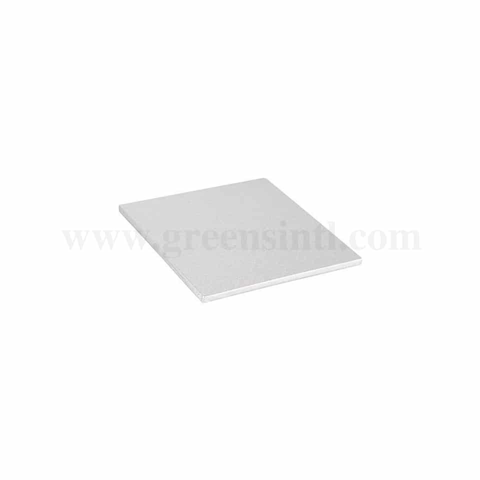 GREENS Cake Drum Square Silver L 8 Inch H 10 mm