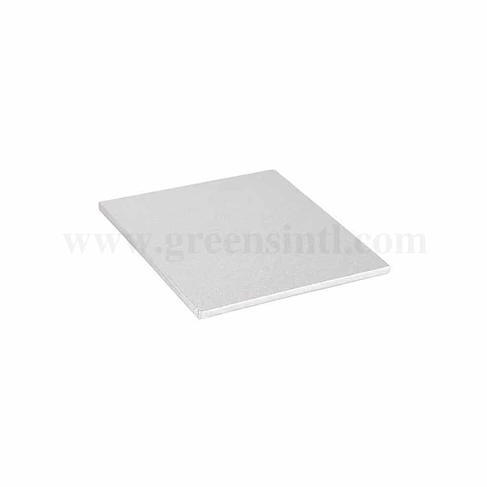 GREENS Cake Drum Square Silver L 12 Inch H 10 mm