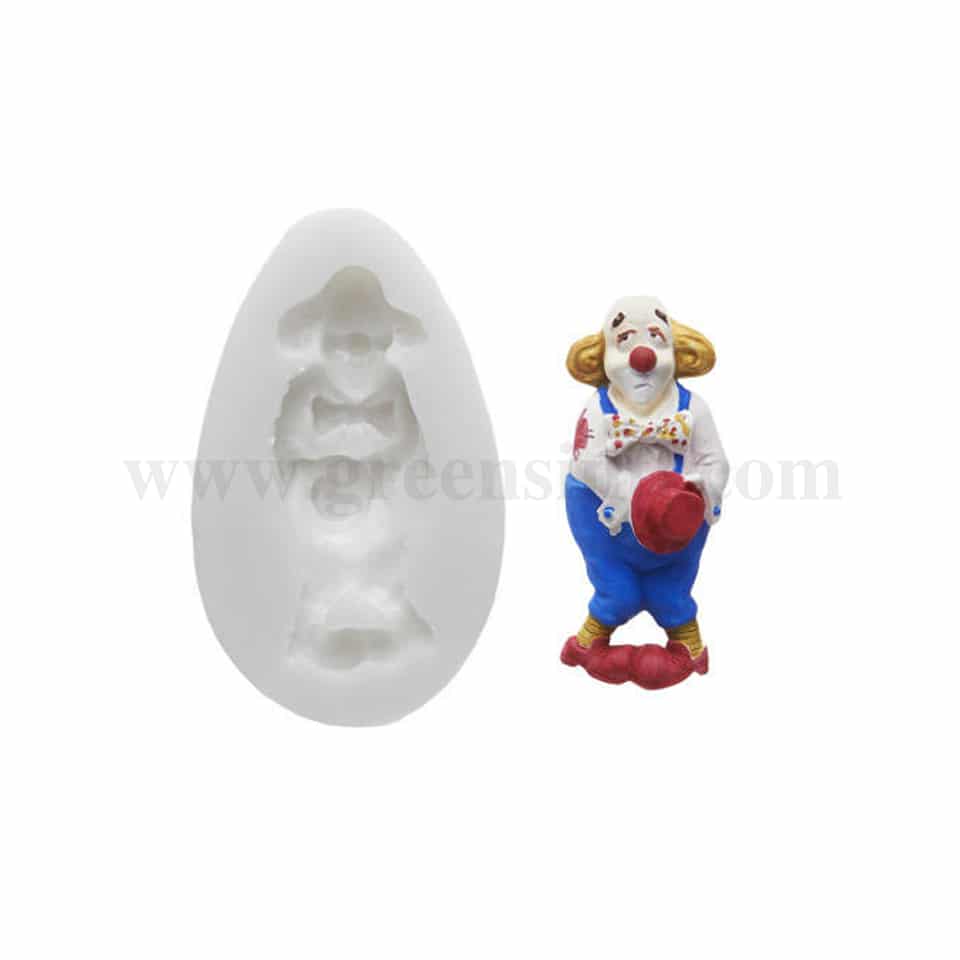 GREENS CHOICE Silicone Mould Clown 65 x 30 mm