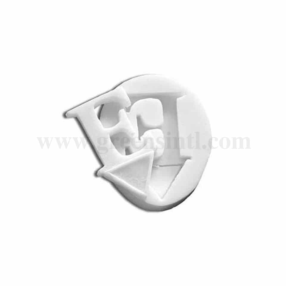 GREENS CHOICE Silicone Mould Letter E - 50 x 30 x h 30 mm