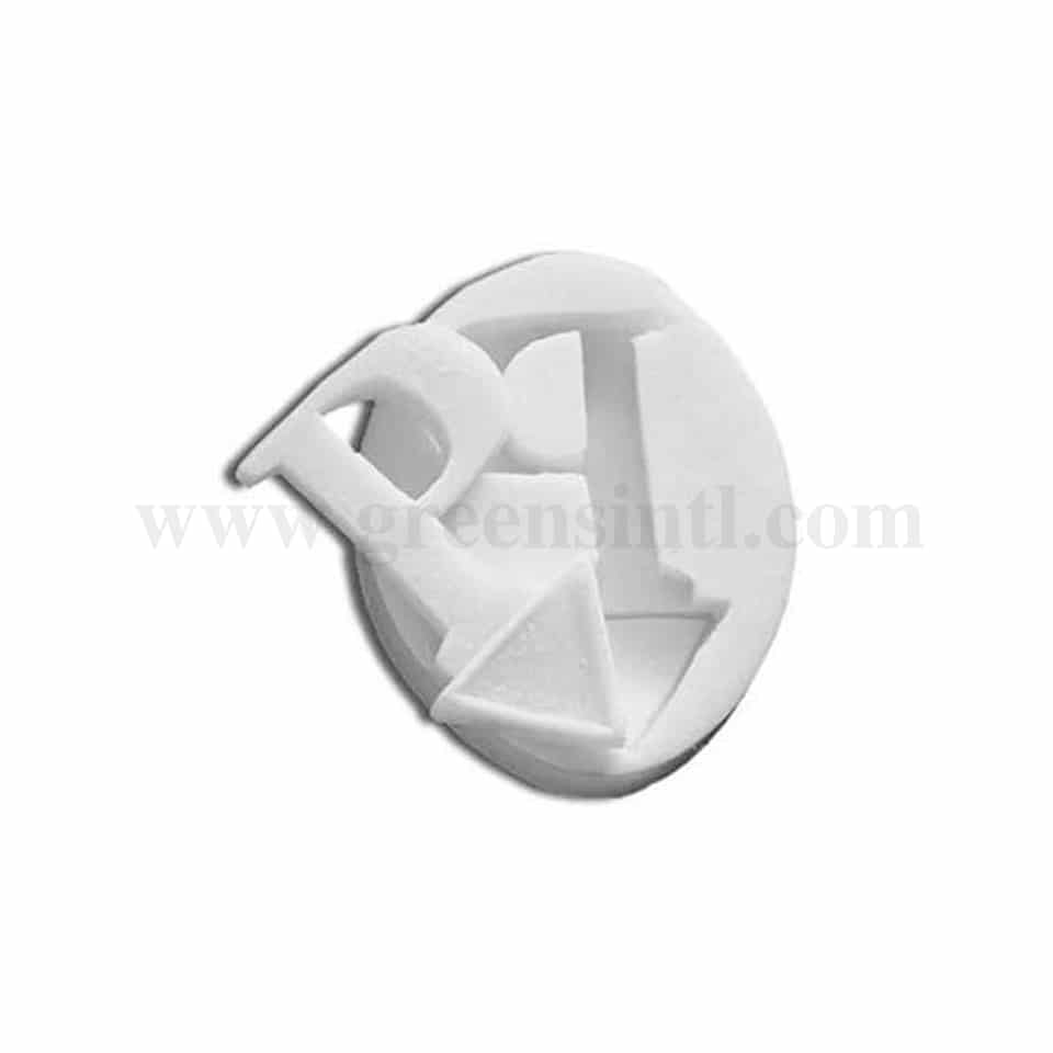 GREENS CHOICE Silicone Mould Letter P -50 x 30 x h 30 mm