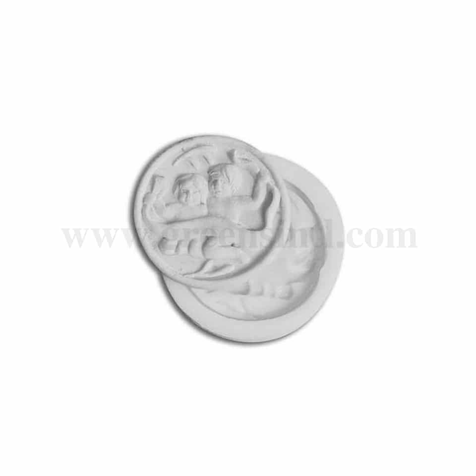 GREENS CHOICE Silicone Mould Gemini Zodiac Sign D 38 mm