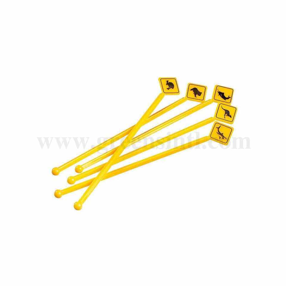 SOLIA Road Sign Cocktail Stirrers 180 mm-100 Pcs