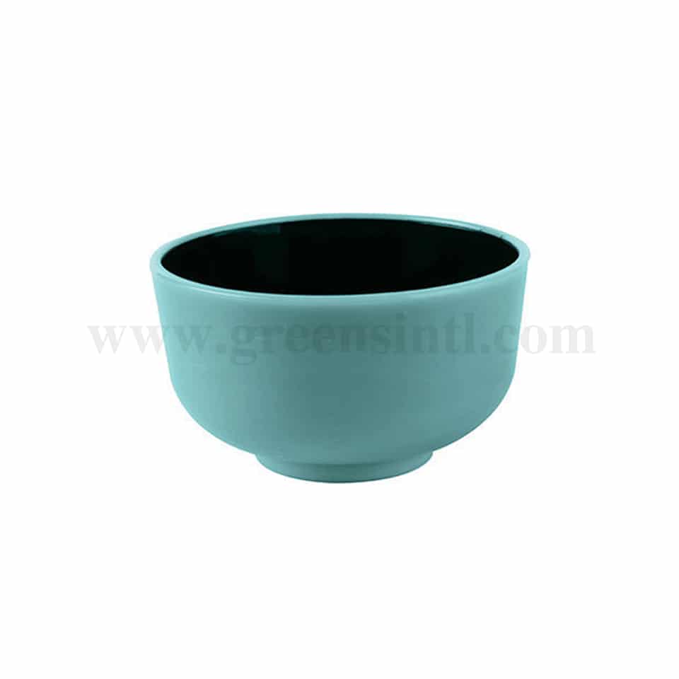 SOLIA Thai Mini Bowl Turquoise & Black 30 ml-10 Pcs