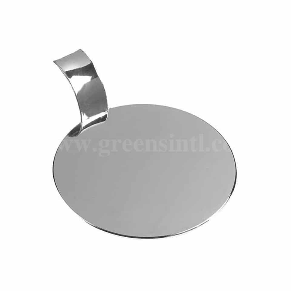 SOLIA Disc Palet Dish Silver Metallized D 80 x h20 mm-100 Pcs
