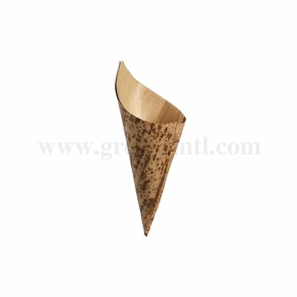 SOLIA Bamboo Leaf Cone D 70 x h170 mm-100 Pcs