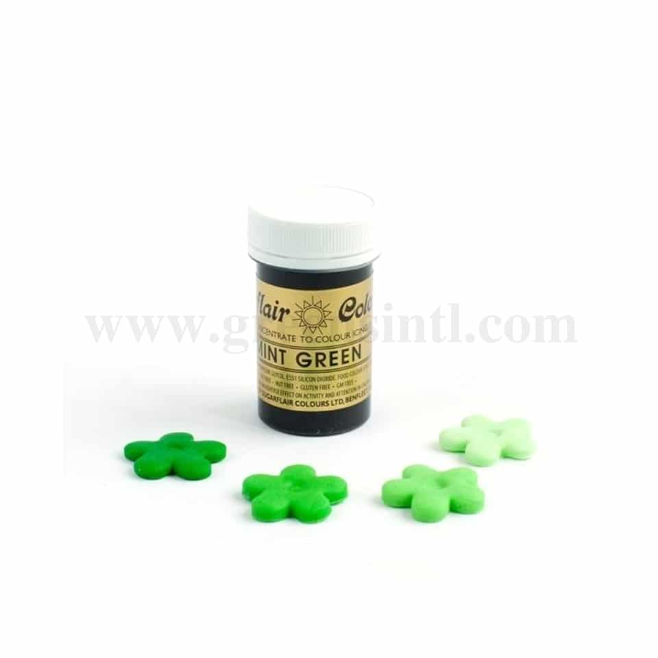 SUGARFLAIR Spectral Gel Colour Mint Green 25g