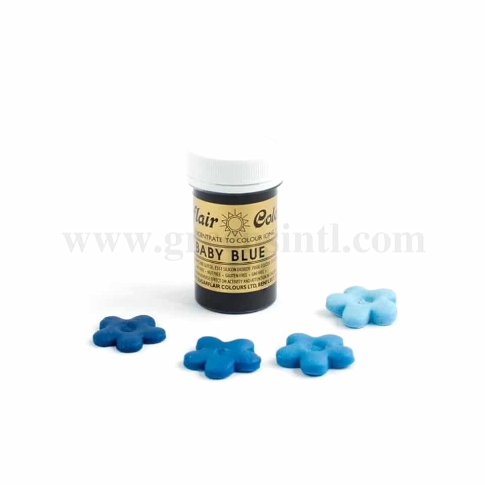 SUGARFLAIR Spectral Gel Colour Baby Blue 25g
