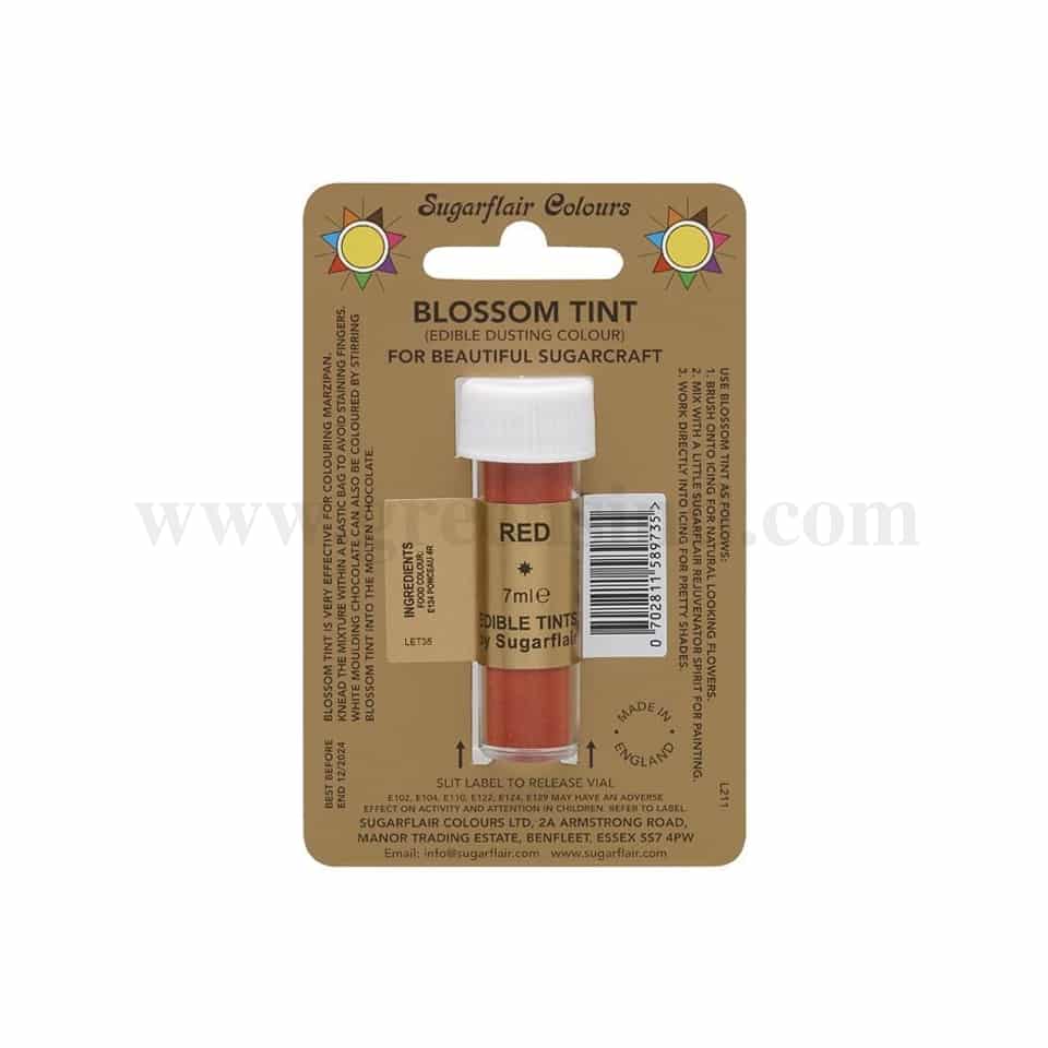 SUGARFLAIR Blossom Tint Dusting Colour  Red 7ml
