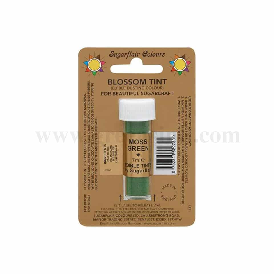 SUGARFLAIR Blossom Tint Dusting Colour Moss Green 7ml