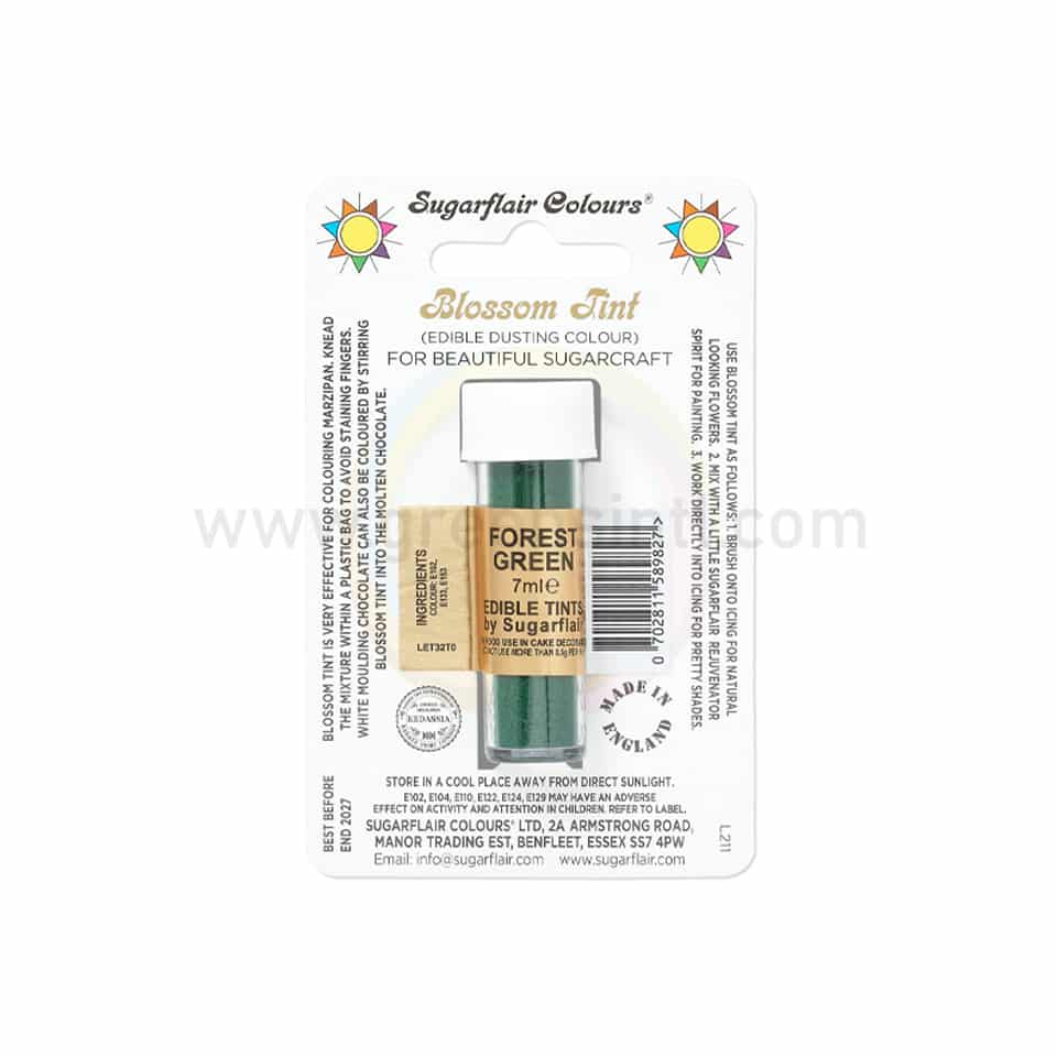SUGARFLAIR Blossom Tint Dusting Colour Forest Green 7ml