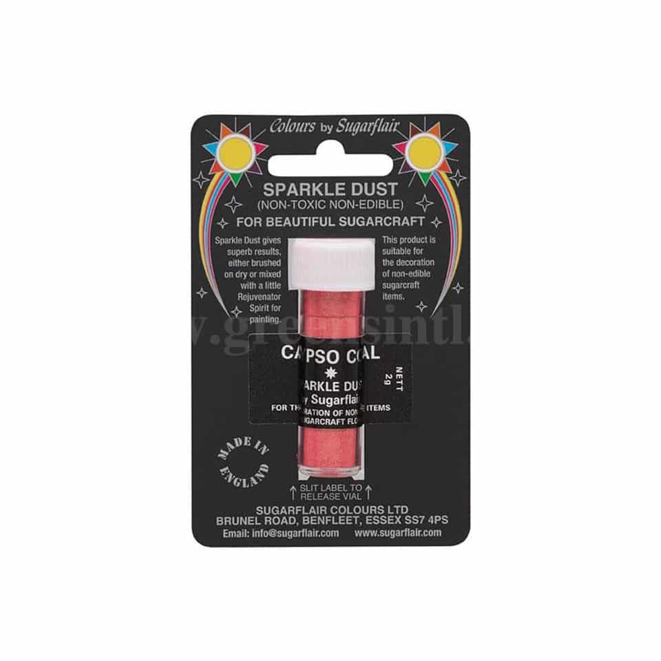 SUGARFLAIR Sparkle Dust (Non-Edible) Calypso Coral 2g