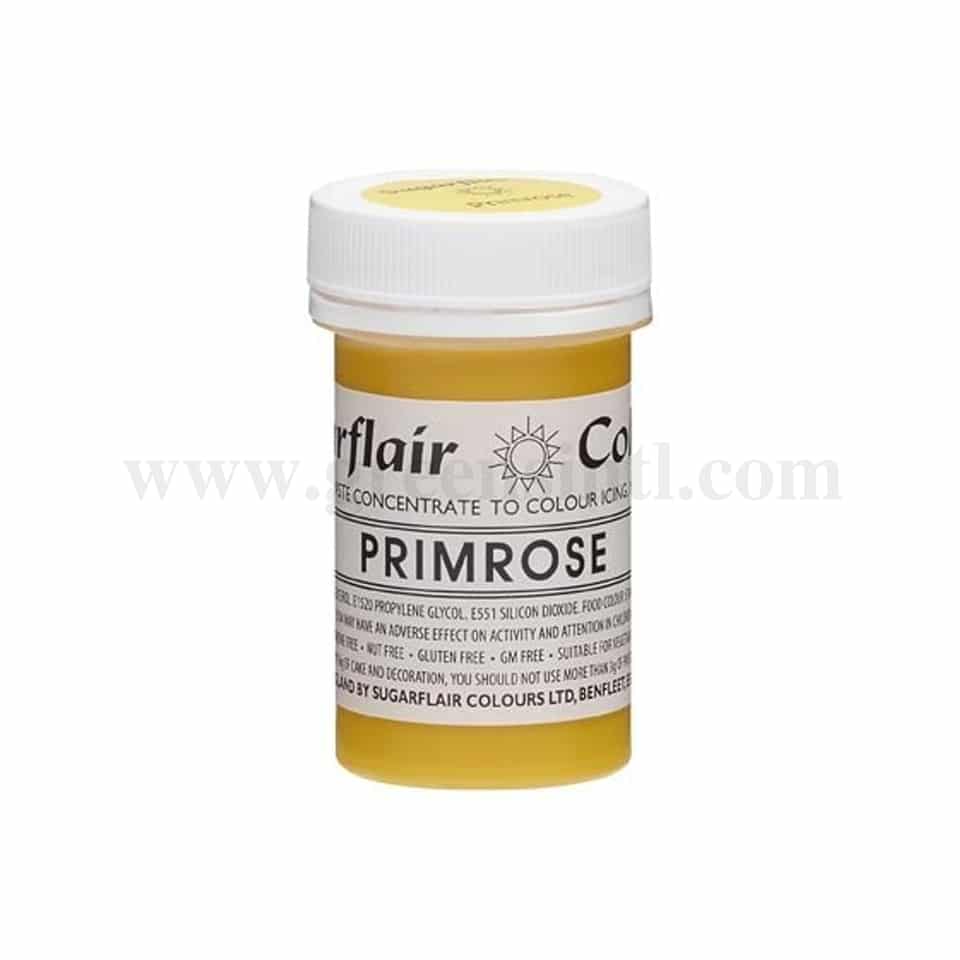 SUGARFLAIR Tartranil Concentrated Gel Color Primrose 25g