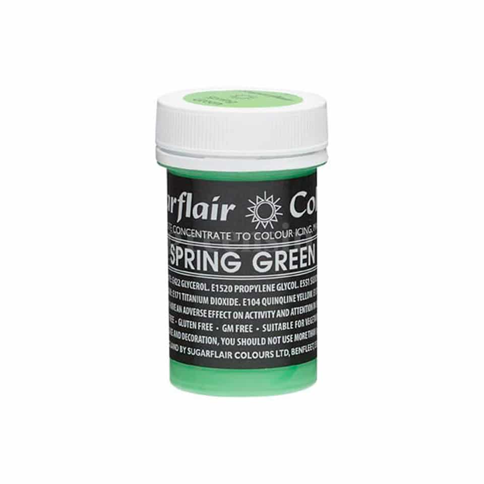 SUGARFLAIR Pastel Concentrated Gel Color Spring Green 25g