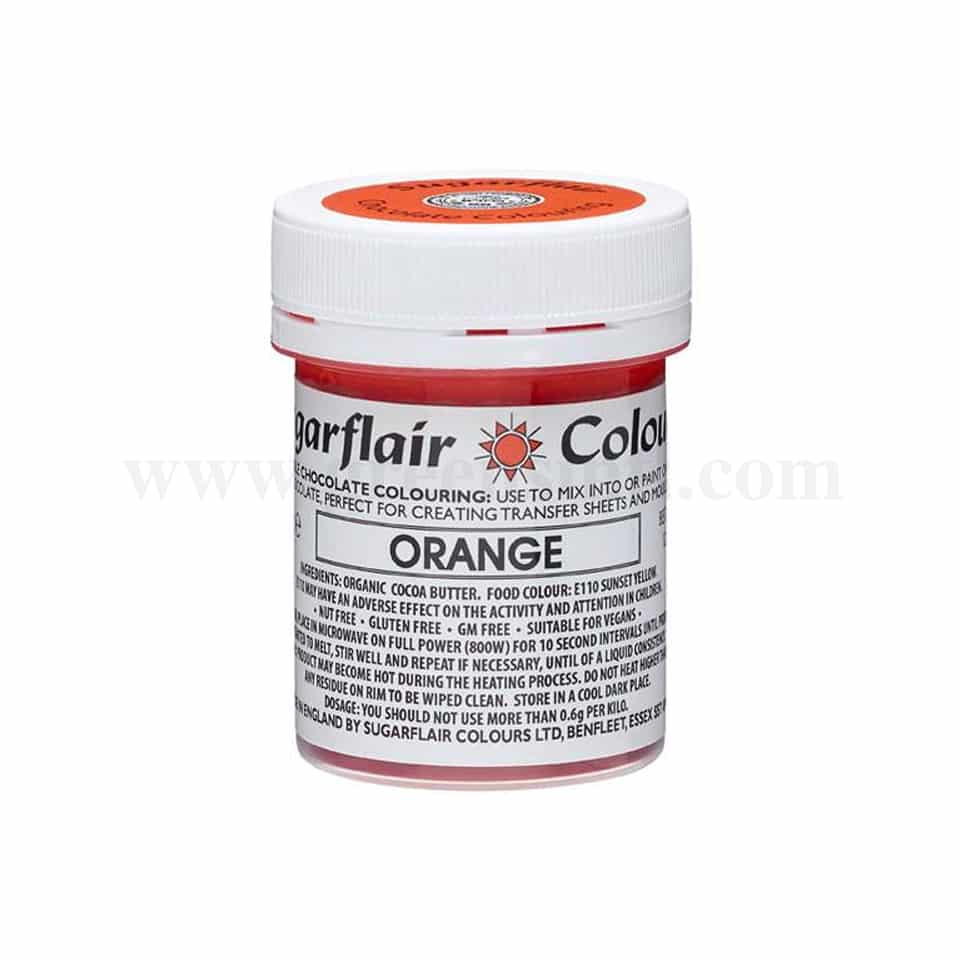 SUGARFLAIR Chocolate Gel Color Orange 35 g