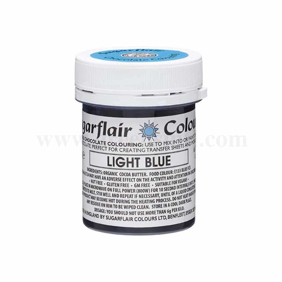 SUGARFLAIR Chocolate Gel Color Light Blue 35 g