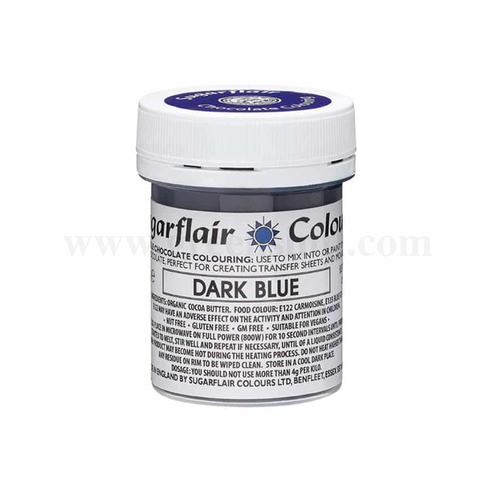 SUGARFLAIR Chocolate Gel Color Dark Blue 35 g